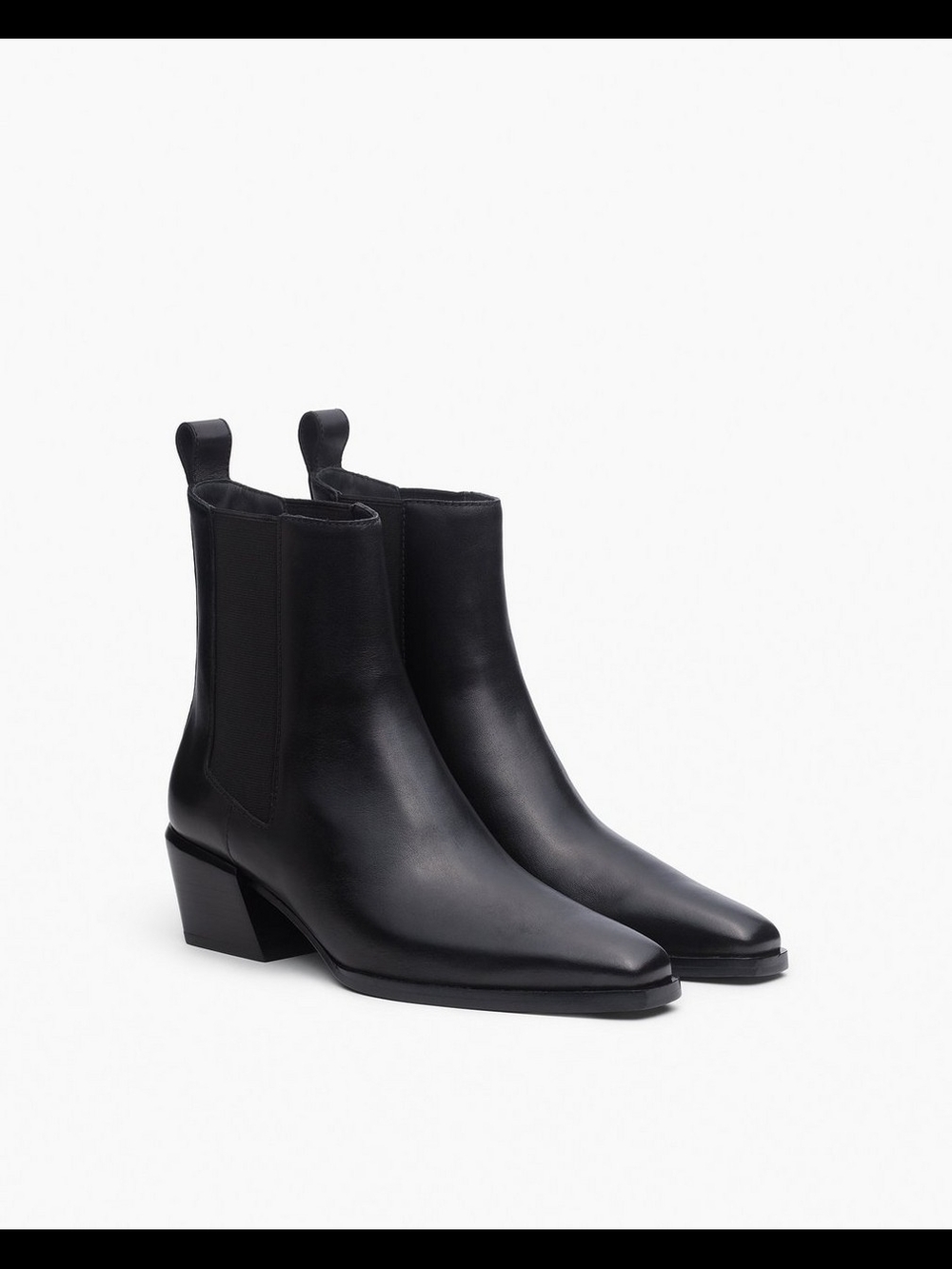 Rag & Bone Women's Black Leather Joni Chelsea Boots 41/11 Like New DEAL! - Picture 6 of 16